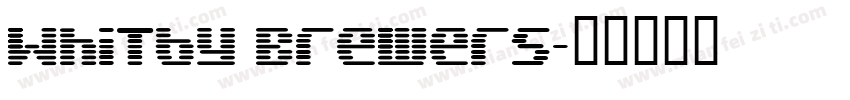 Whitby Brewers字体转换